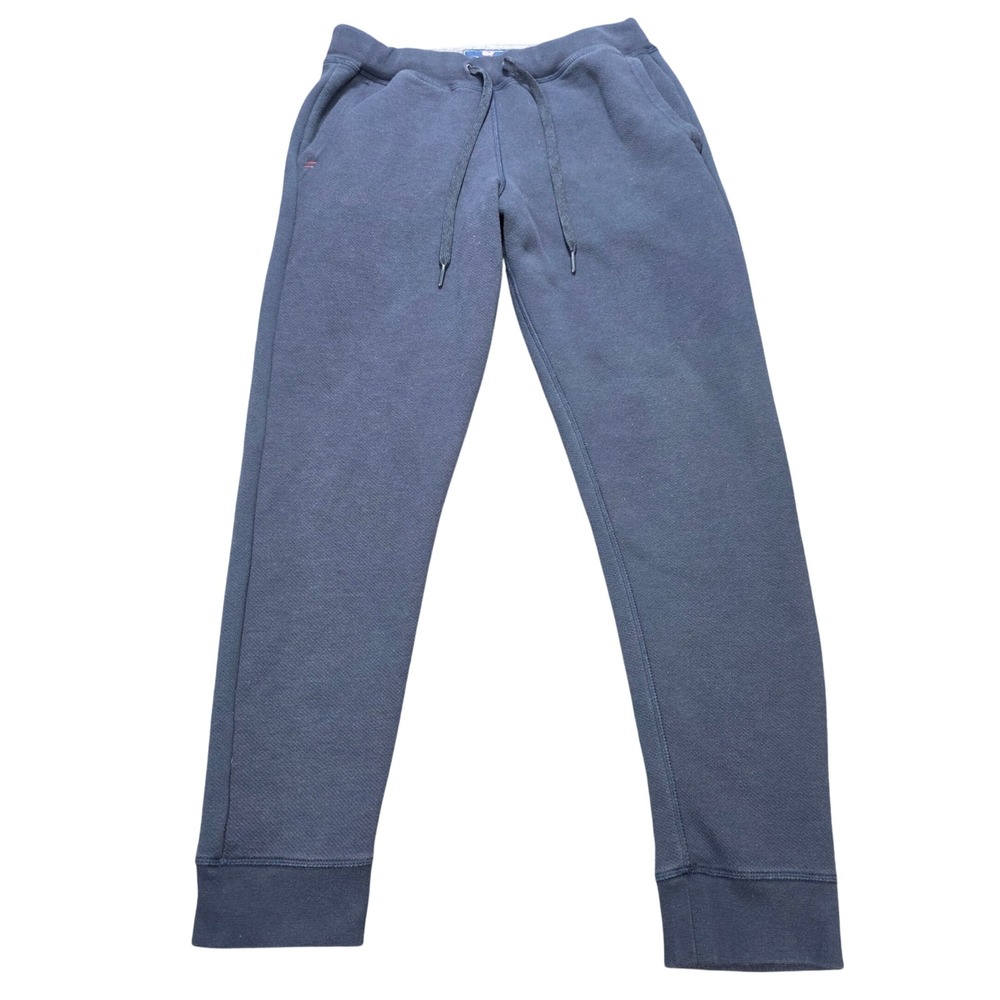 Vineyard Vines Waffle Knit Jogger Sweatpants Men' Size S Navy Blue Drawstring